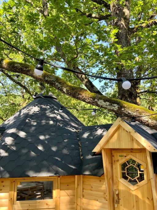 La Cabane Perchee De La Mure Bongheat Exteriér fotografie